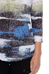 Round-Neck Top - Terra Sky - CARINE