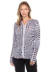 Pamela Top L/S - Rhythm Dots - CARINE
