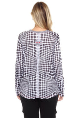 Pamela Top L/S - Rhythm Dots - CARINE