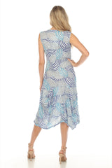 Valerie Dress - Blue Whirl - CARINE