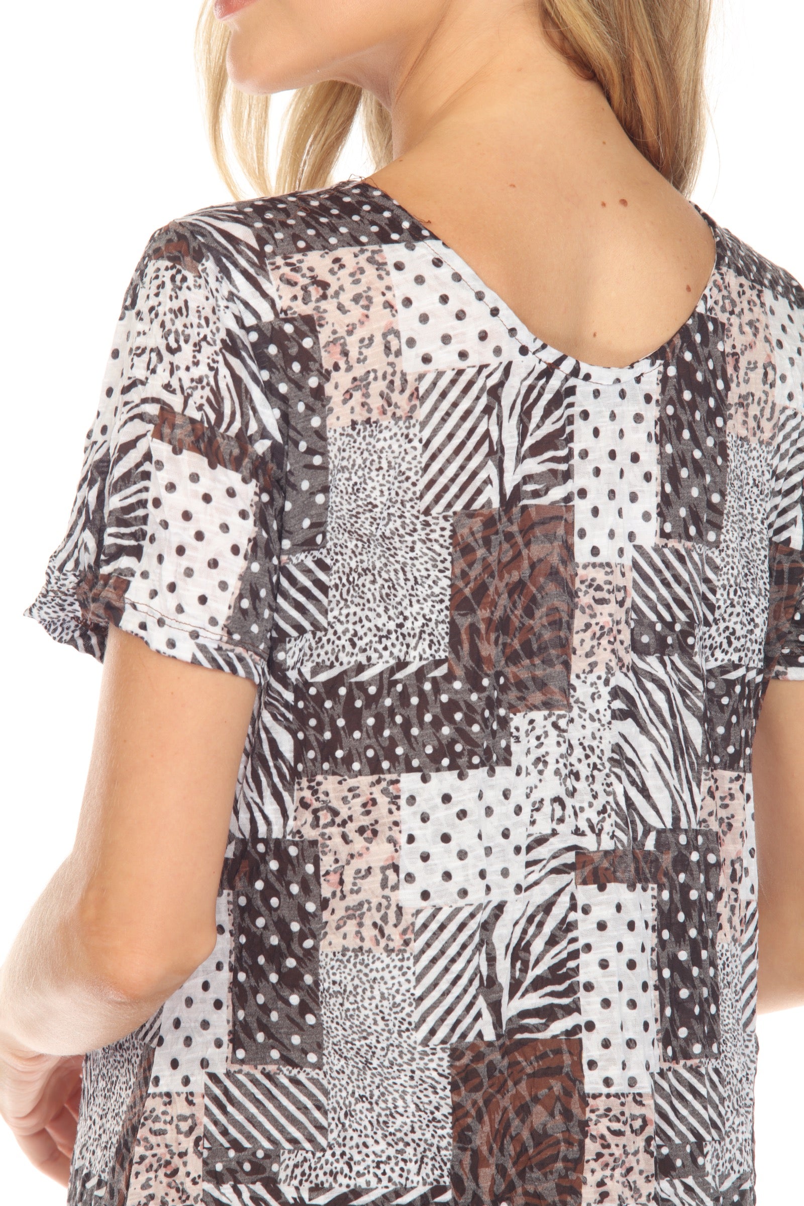 Dakota Dress - Mocha Patch - CARINE