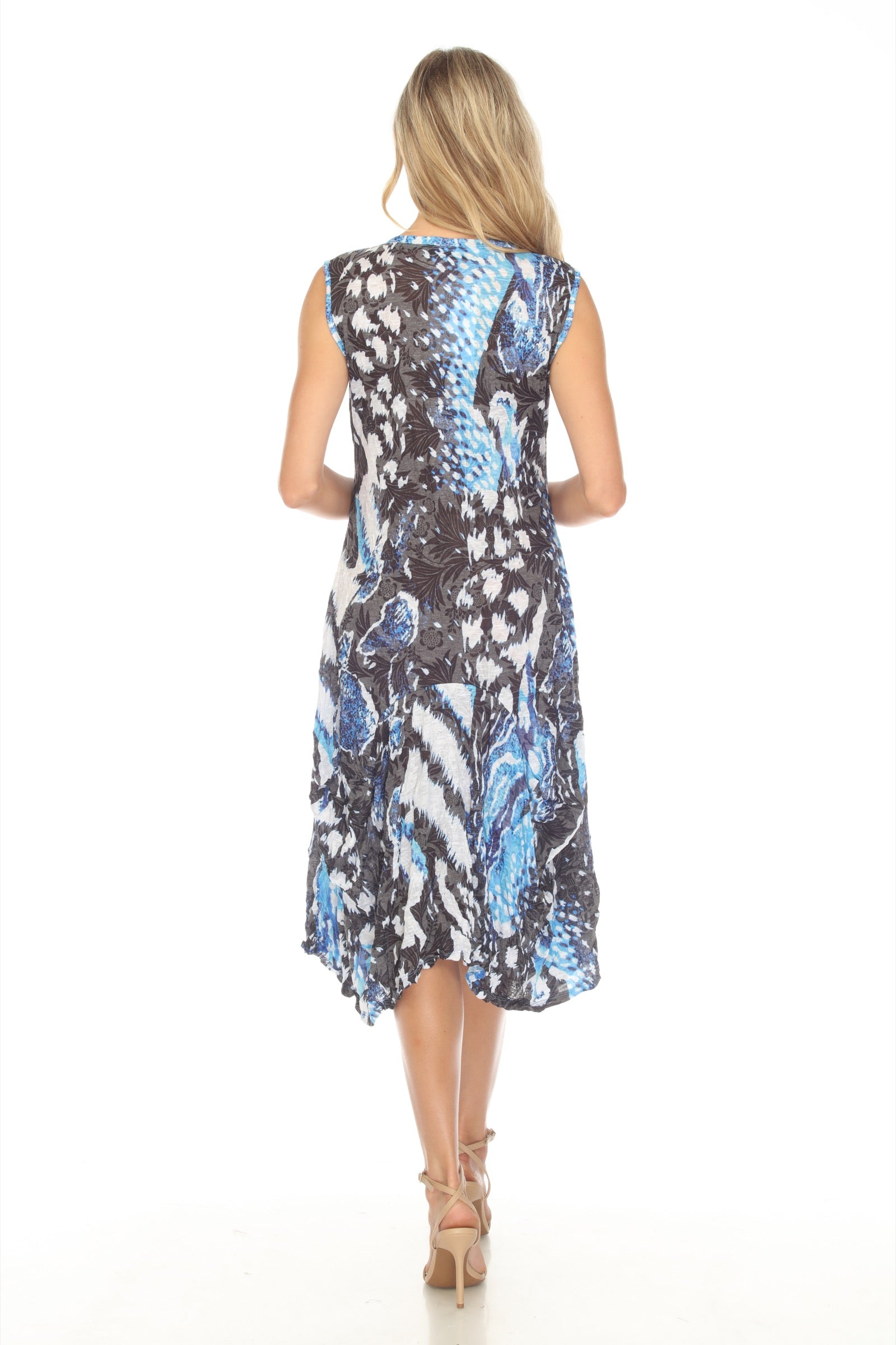 Valerie Dress - Blue Eclipse - CARINE
