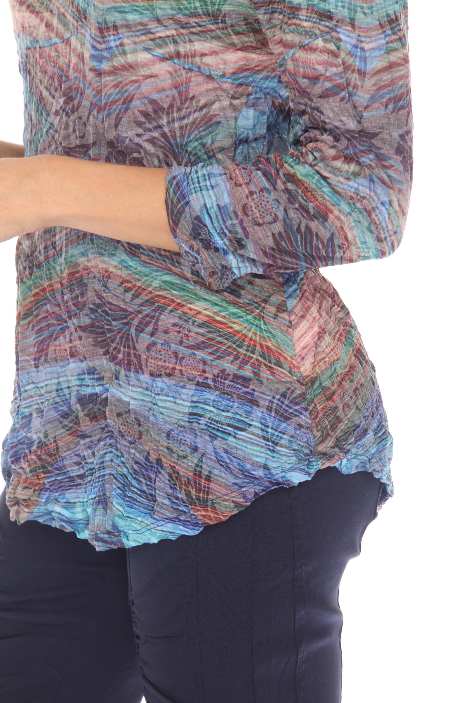 V-Neck Top - Evening Prism - CARINE