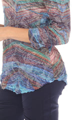 V-Neck Top - Evening Prism - CARINE