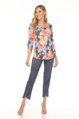V-Neck Top - Starry Burst - CARINE