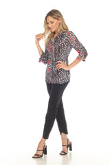 Sabrina Shirt - Red Chips - CARINE