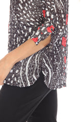 Sabrina Shirt - Red Chips - CARINE