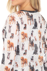Round-Neck Top - Dog Show - CARINE