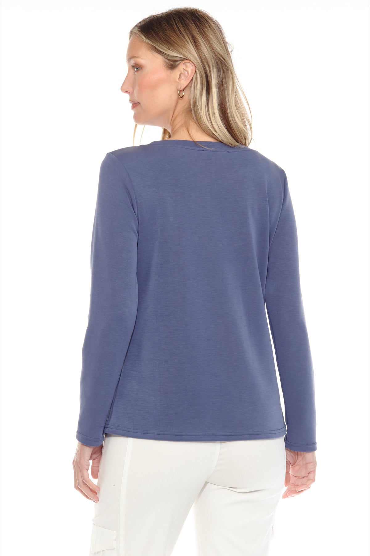 Diagonal Trim Accent Pullover - CARINE