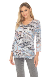 Julia Top - Whimsy Water - CARINE