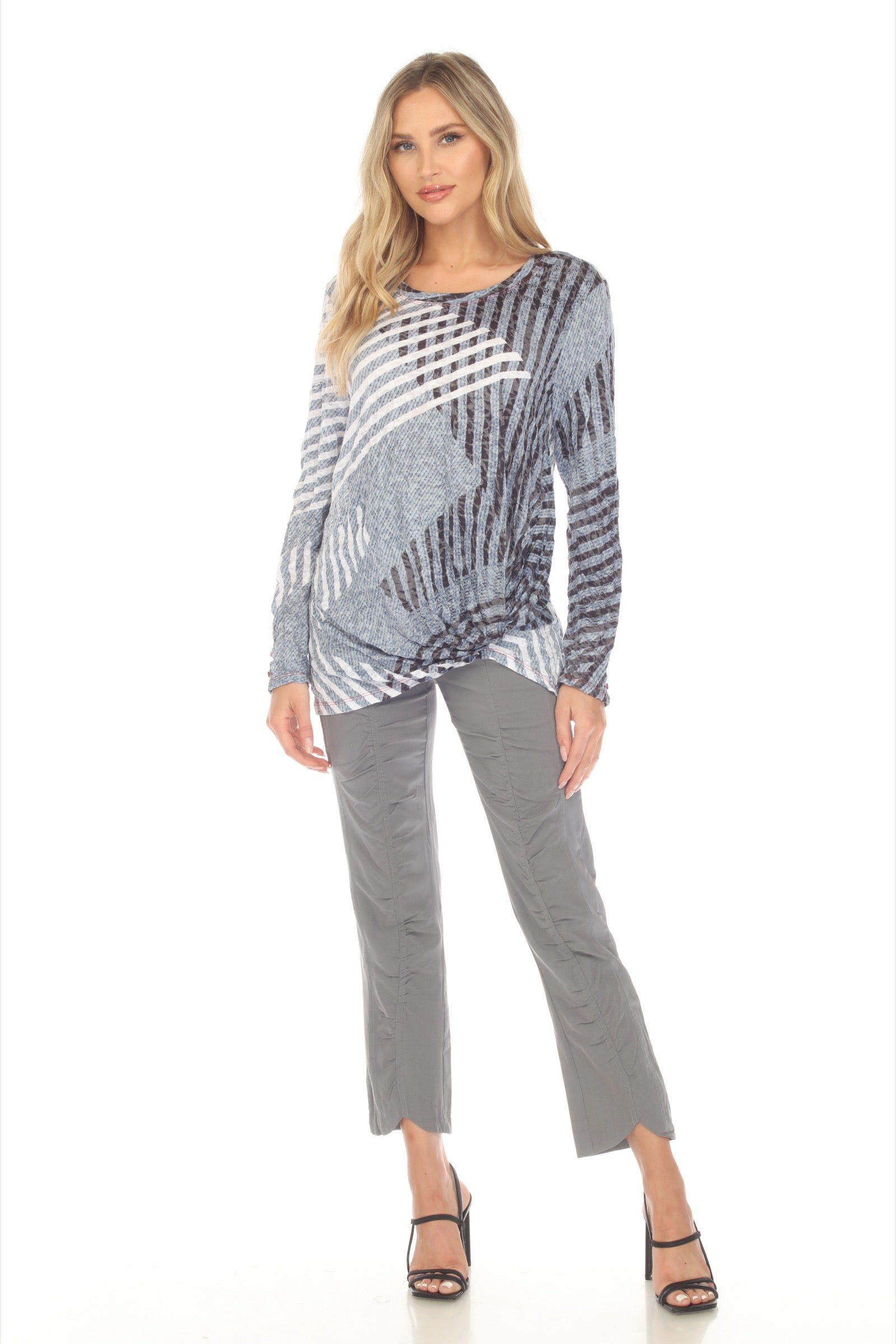 Layla Top - Slate Dash - CARINE