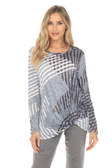 Layla Top - Slate Dash - CARINE