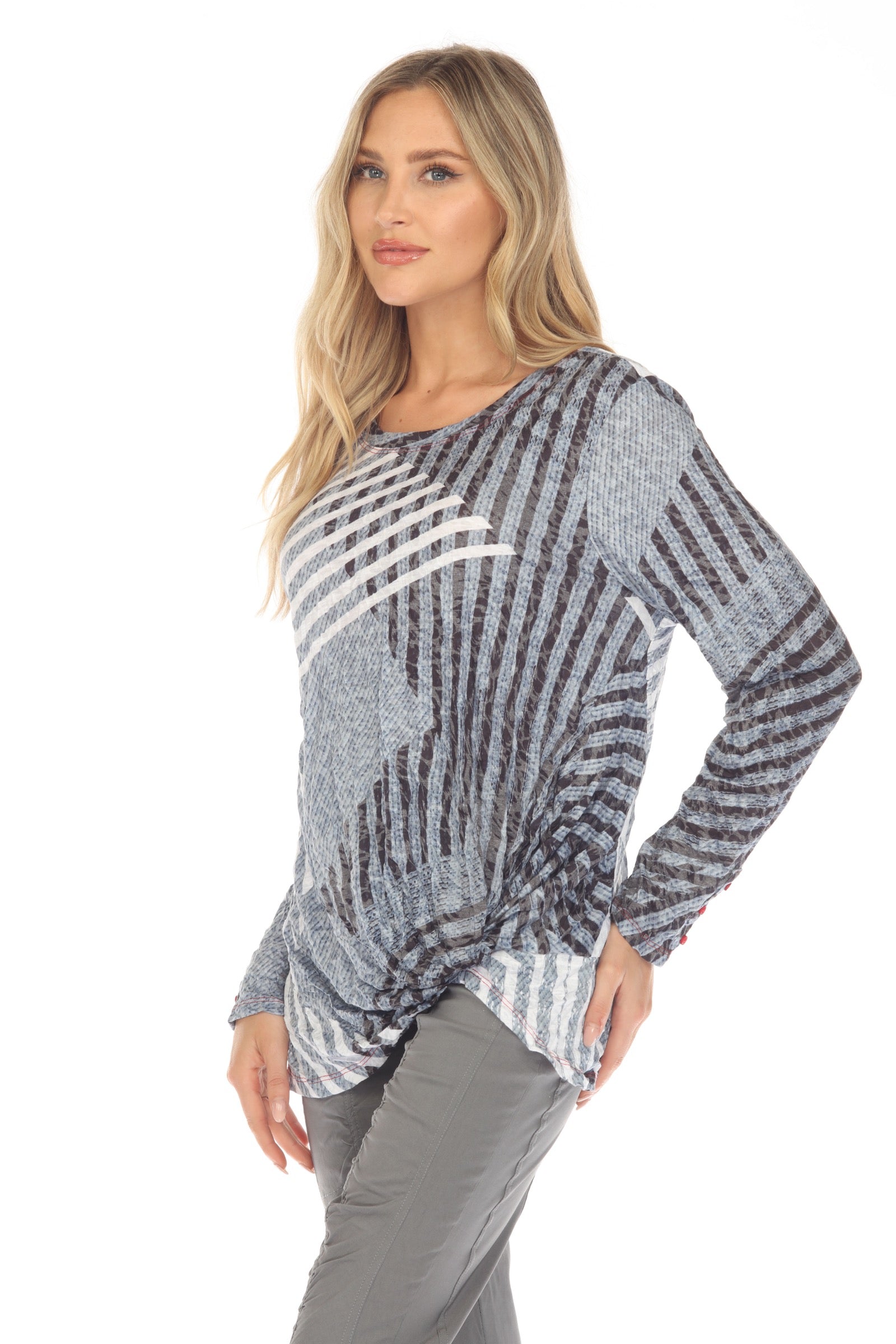 Layla Top - Slate Dash - CARINE