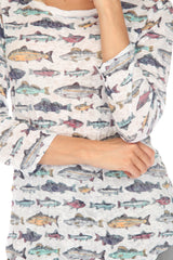 Round-Neck Top - Catch Fish - CARINE