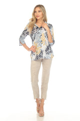Sabrina Shirt - Safari Splash - CARINE