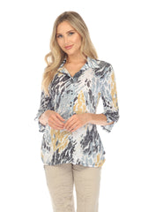 Sabrina Shirt - Safari Splash - CARINE