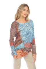 Layla Top - Aqua Sands - CARINE