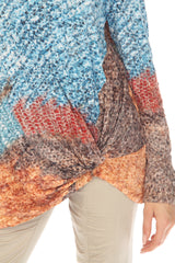 Layla Top - Aqua Sands - CARINE