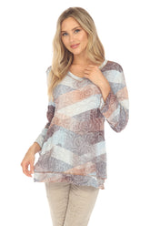 Julia Top - Mint Chocolate - CARINE