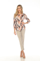 Round-Neck Top - Feeling Feline - CARINE