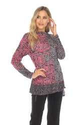 Melinda Top - Rose Puzzle - CARINE