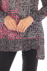 Melinda Top - Rose Puzzle - CARINE