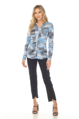 Pamela Top - Skyward Check - CARINE