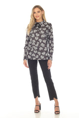 Jillian Pullover - Stamped Hearts - CARINE