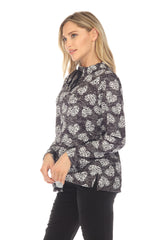 Jillian Pullover - Stamped Hearts - CARINE