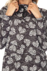 Jillian Pullover - Stamped Hearts - CARINE