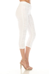 Ruched Legging Capri - CARINE