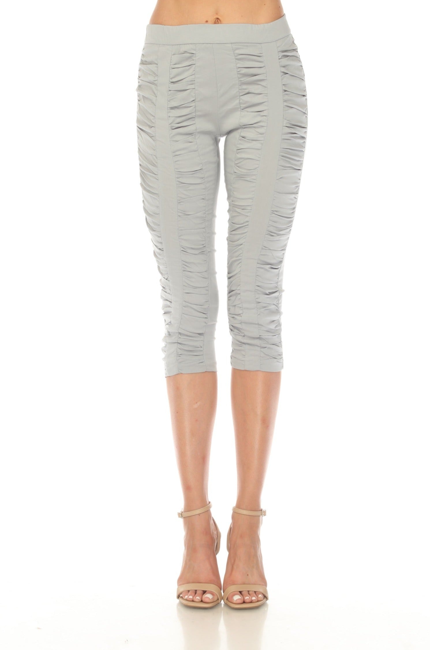 Ruched Legging Capri - CARINE