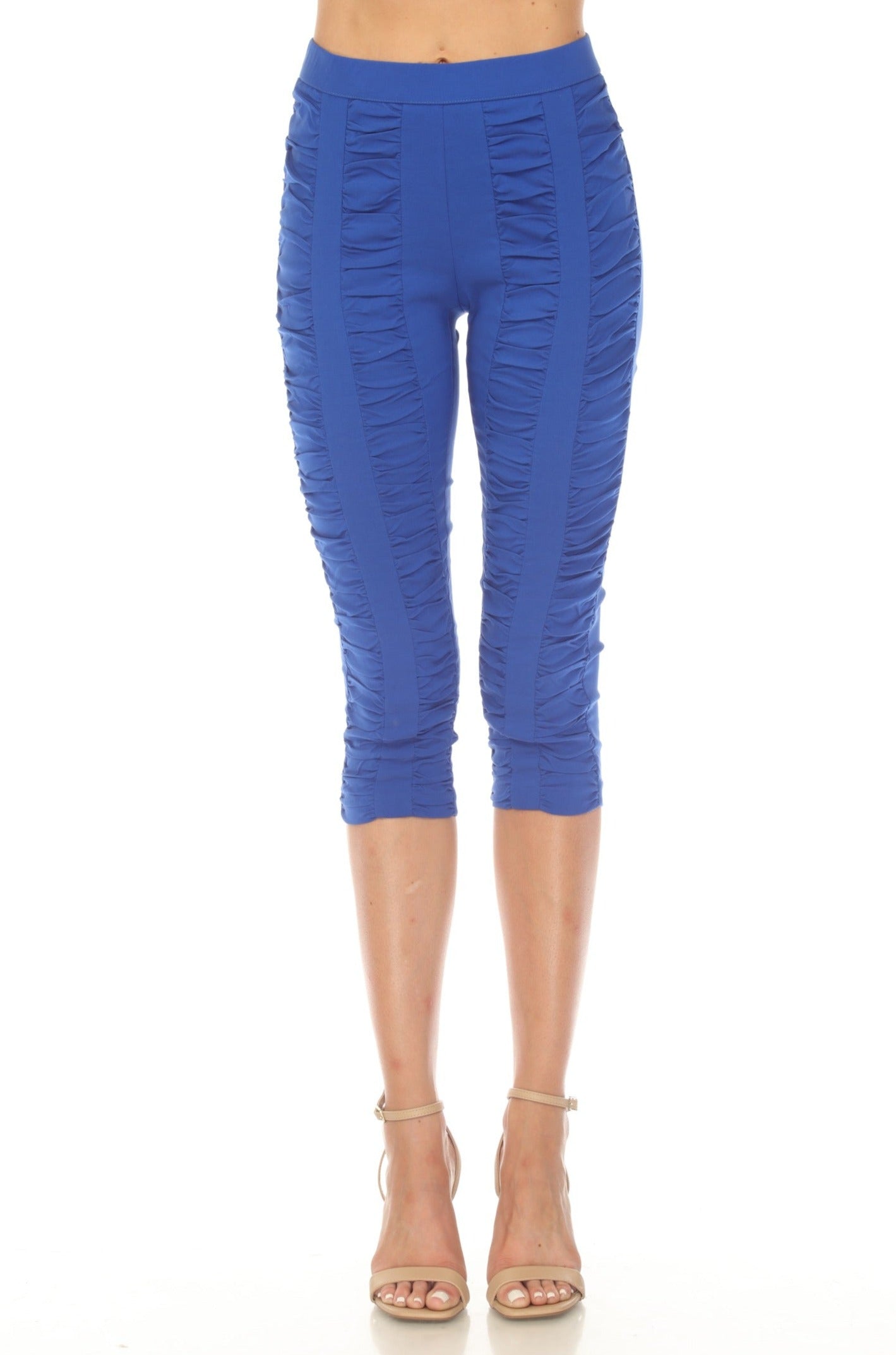 Ruched Legging Capri - CARINE