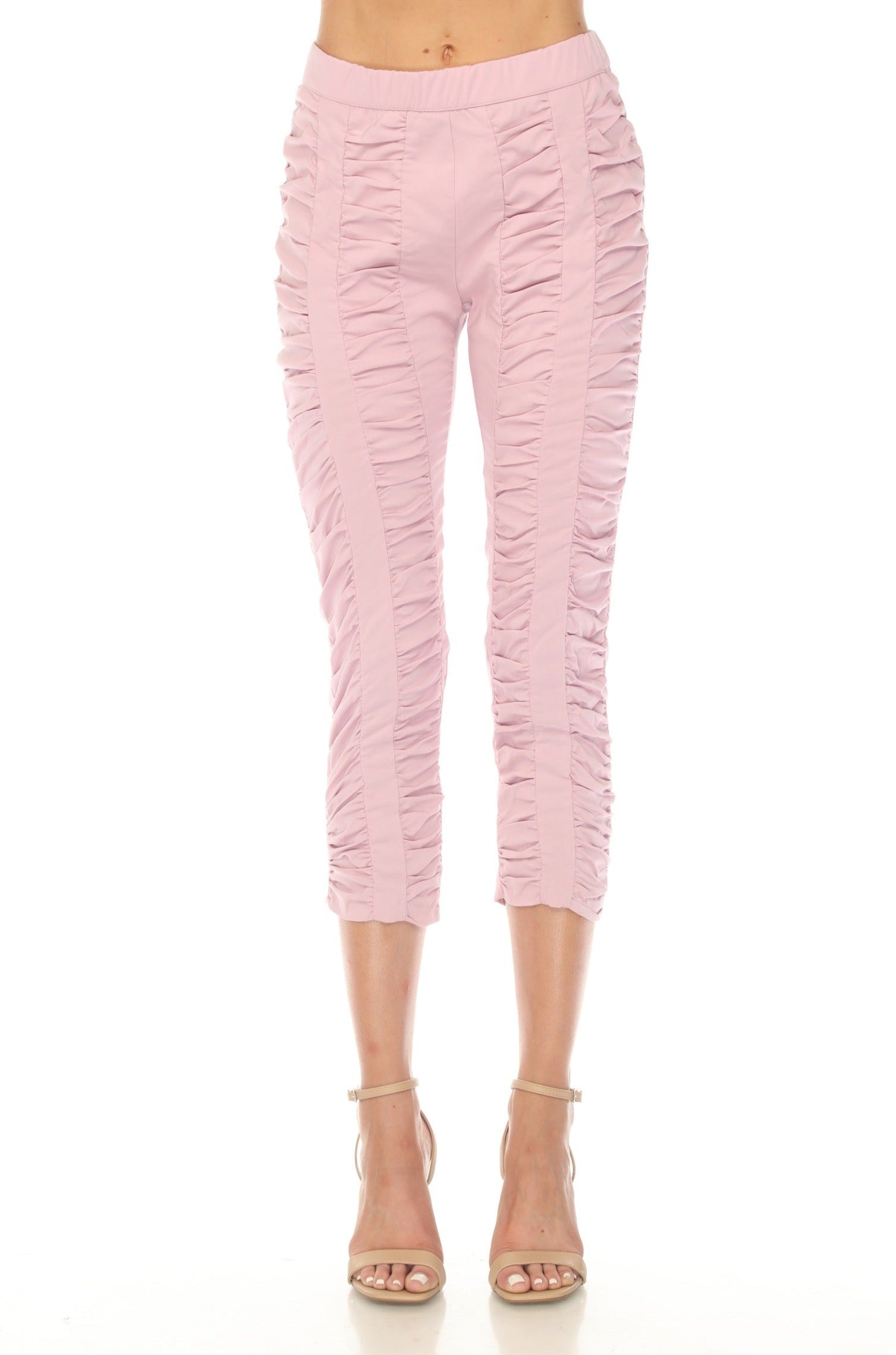 Ruched Legging Capri - CARINE