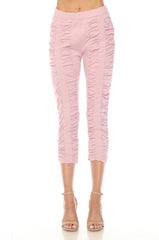 Ruched Legging Capri - CARINE