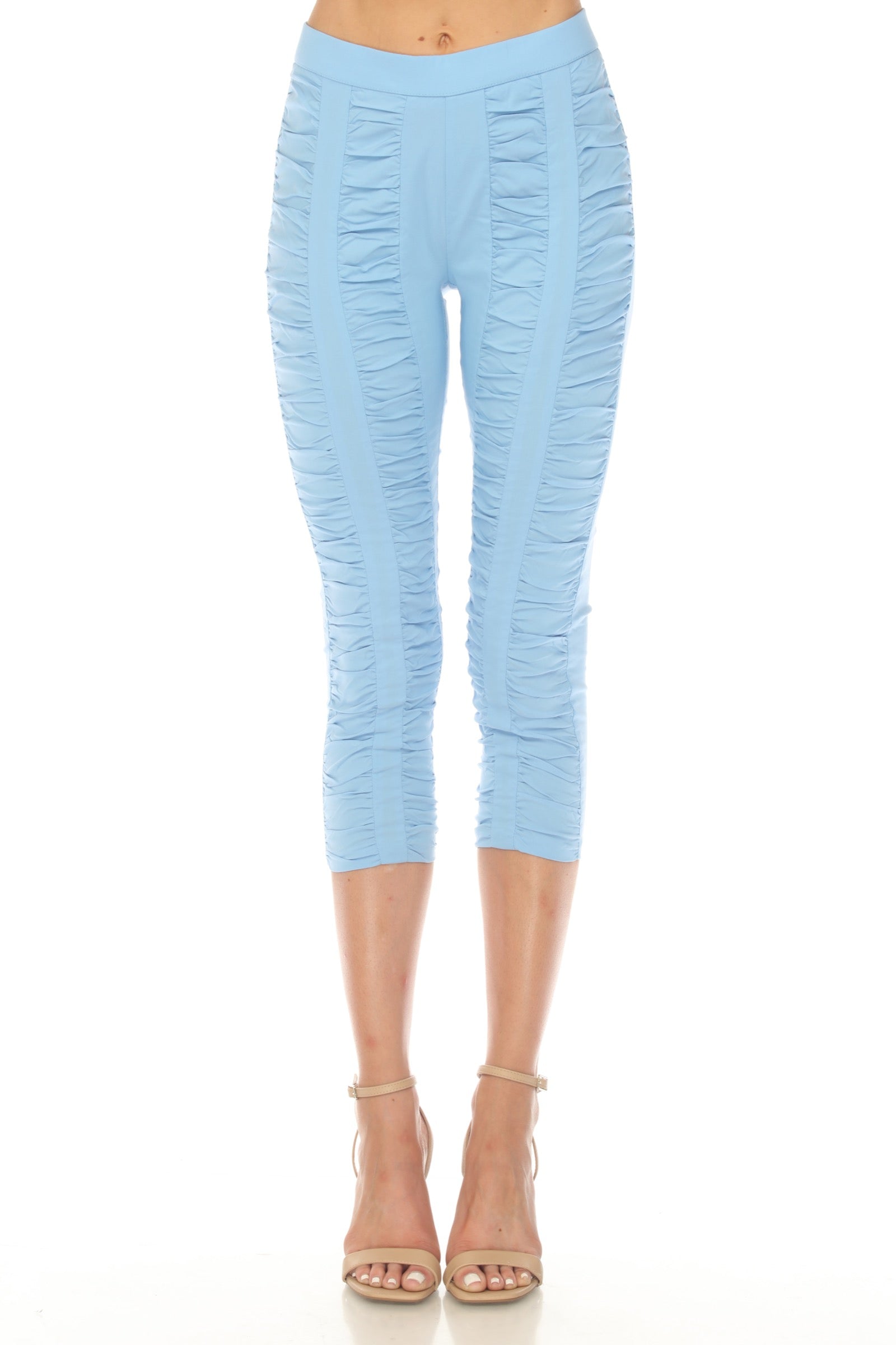 Ruched Legging Capri - CARINE