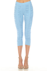 Ruched Legging Capri - CARINE