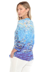 Round-Neck Top - Fish Flow - CARINE