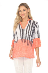 Cora Top - Mandarin Sketch - CARINE