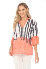 Cora Top - Mandarin Sketch - CARINE