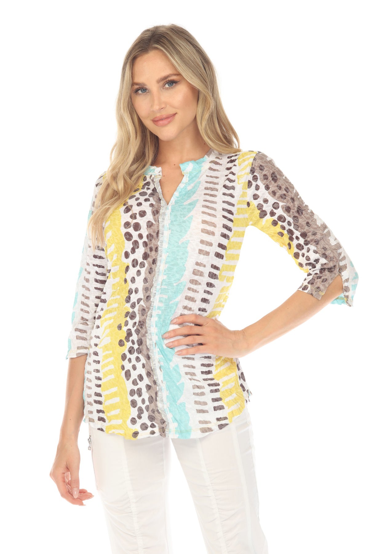 Pamela Top - Mint Twist - CARINE