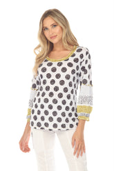 Carla Top - Mixed Dots - CARINE