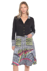 Duster Dress Jacket - Spectrum Dash - CARINE