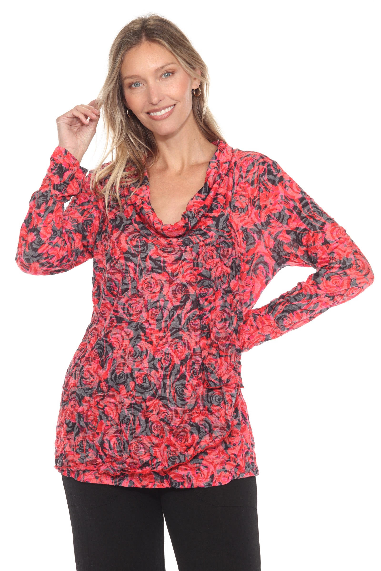 Kiley Top - Scarlet Rose - CARINE