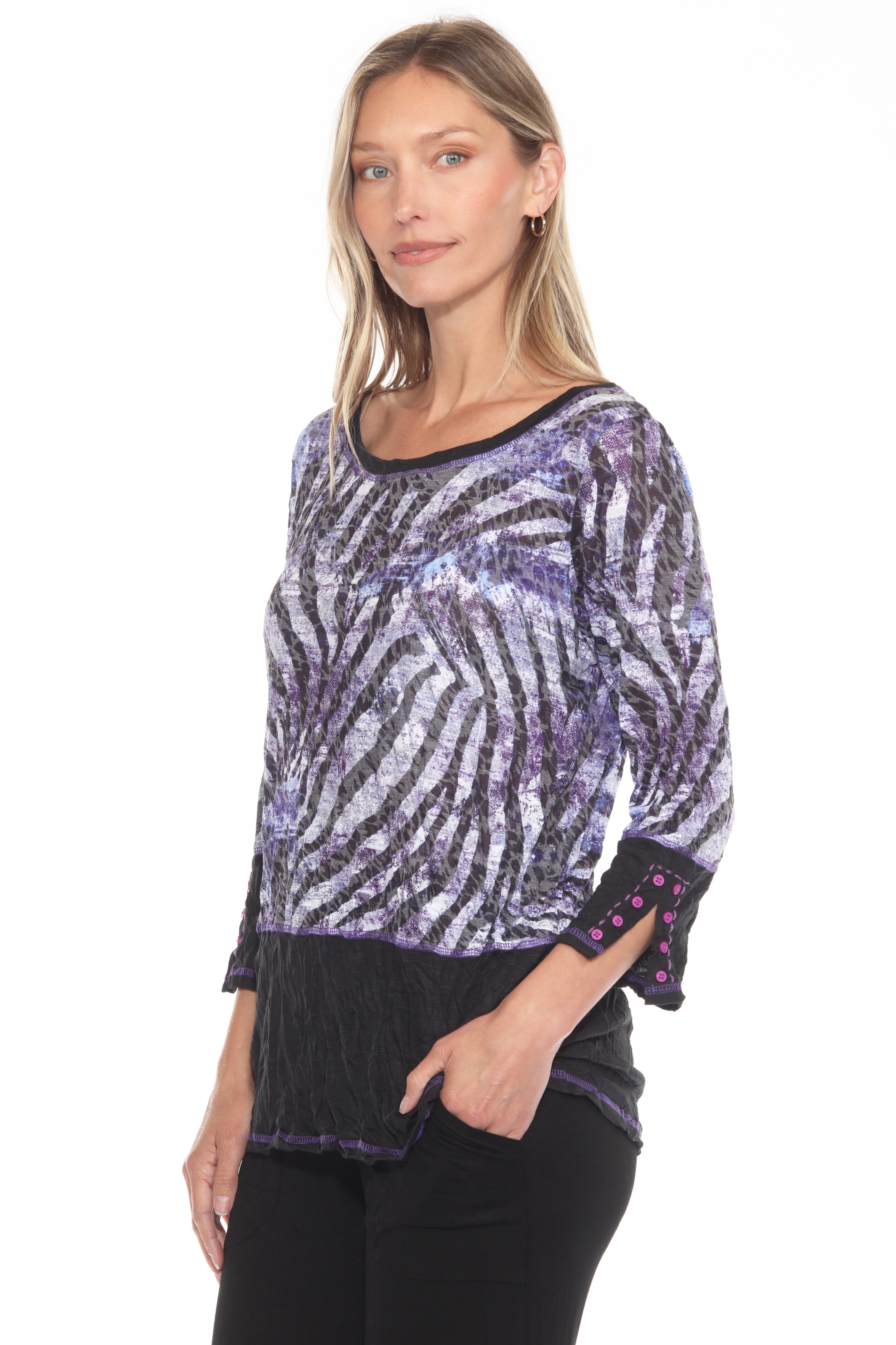 Emma Top - Twilight Stripes - CARINE