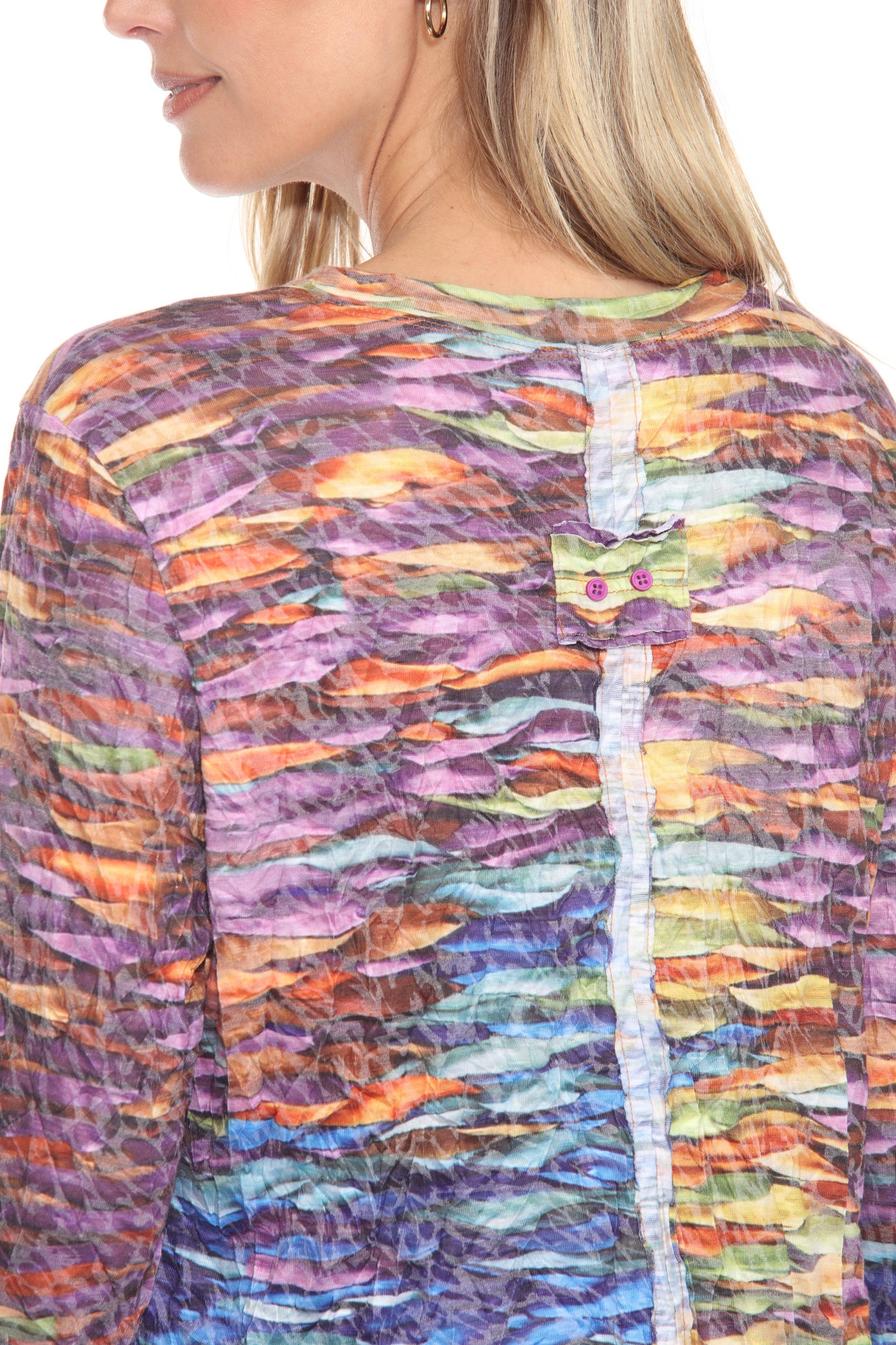 Pamela Top L/S - Sunset Ribbons - CARINE
