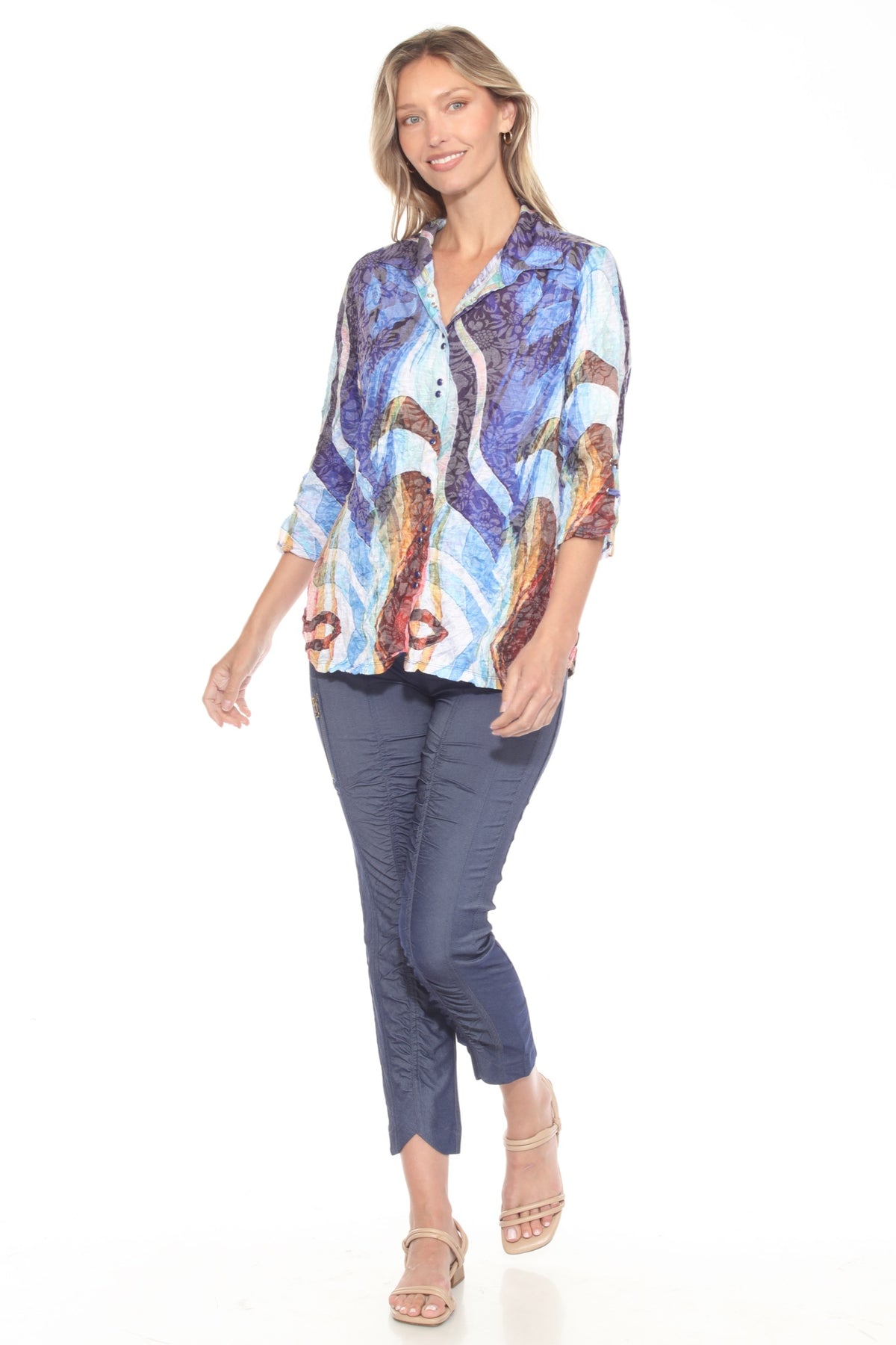 Sabrina Shirt - Amber Wave - CARINE
