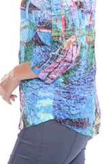 Round-Neck Top - Dockside Bliss - CARINE