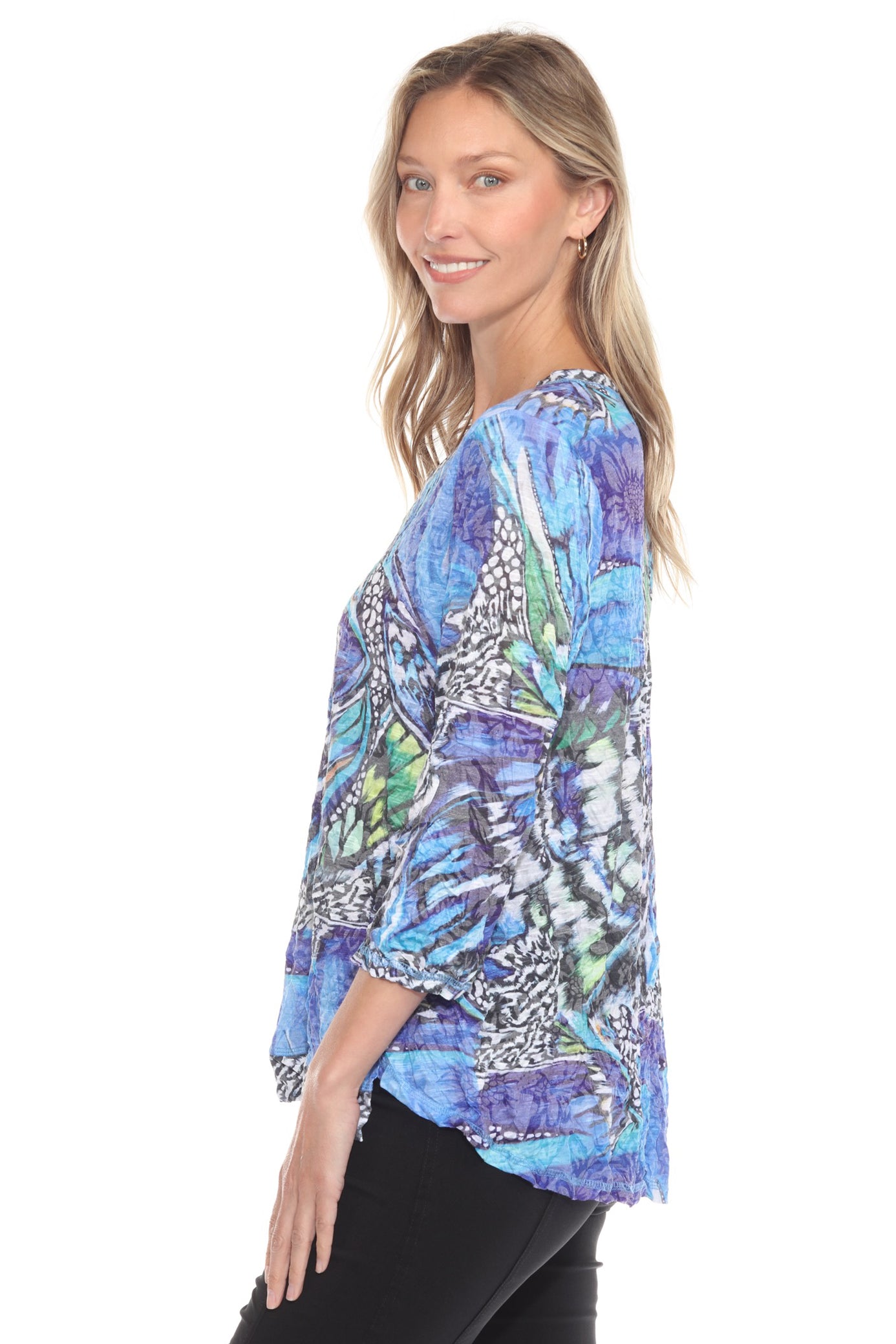 Julia Top - Sapphire Flutter - CARINE