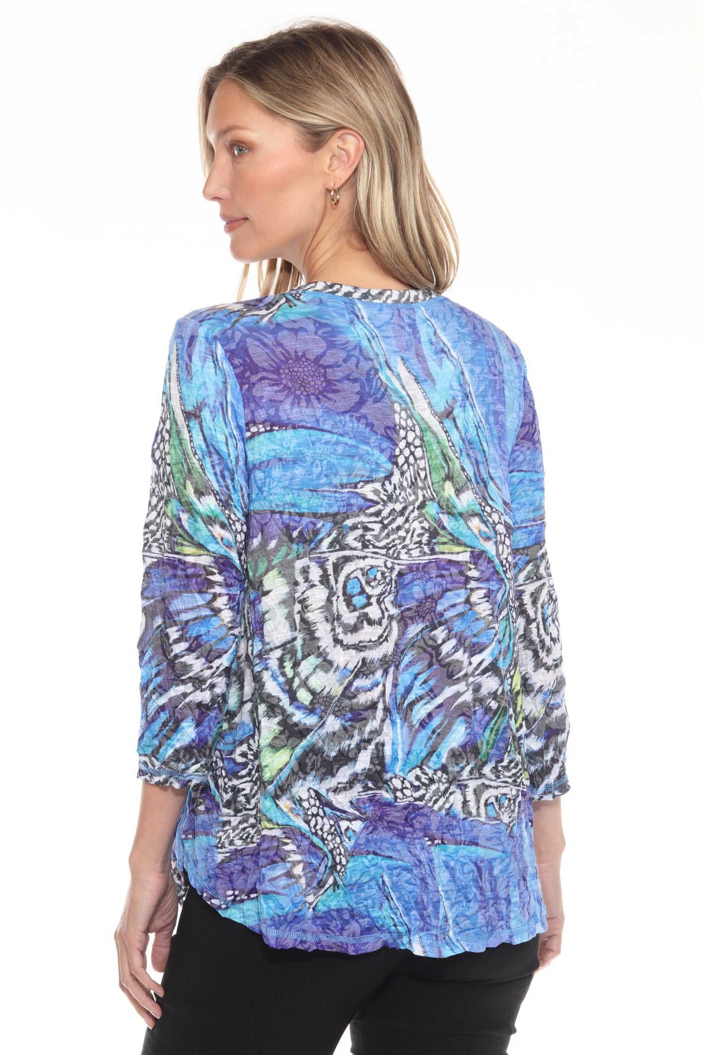 Julia Top - Sapphire Flutter - CARINE